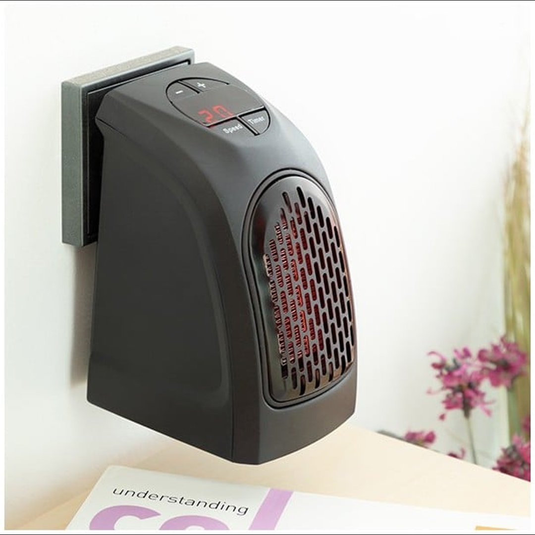 CALEFACTOR ENCHUFE - SEGURO Y SILENCIOSO - 400W