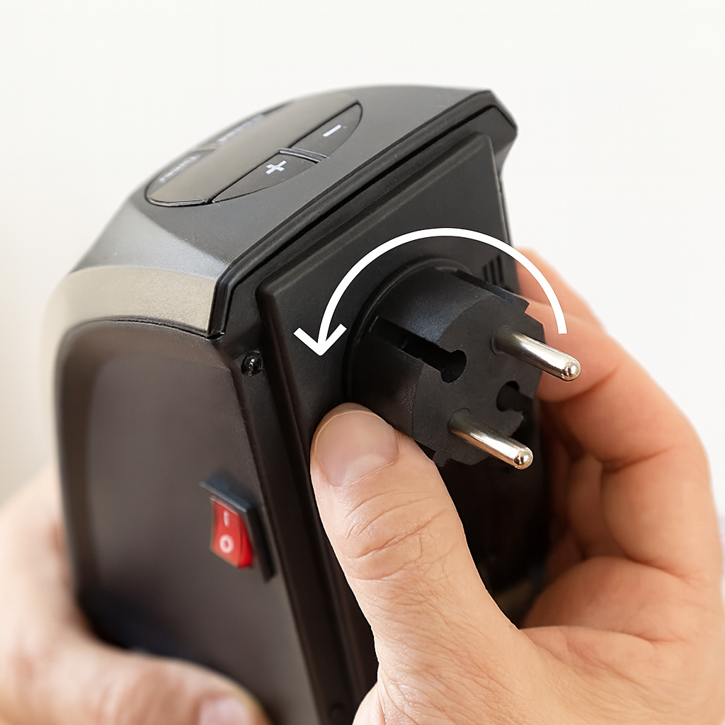 CALEFACTOR ENCHUFE - SEGURO Y SILENCIOSO - 400W